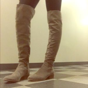 Tan Over the Knee boots
